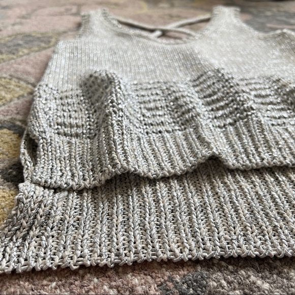 Rebecca Minkoff Metallic Detail Sweater Vest - Picture 12 of 15